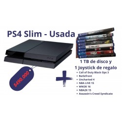 PS4 - Usada - Con joystck y juegos de REGALO (Cod:10013)