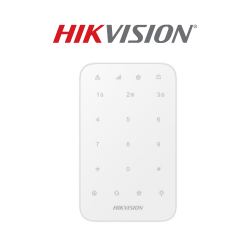 DS-PK1-E-WB(O-STD) - Teclado inalámbrico para alarmas AX PRO - Bidireccional y un panel táctil. - Hikvision (Cod:10025)