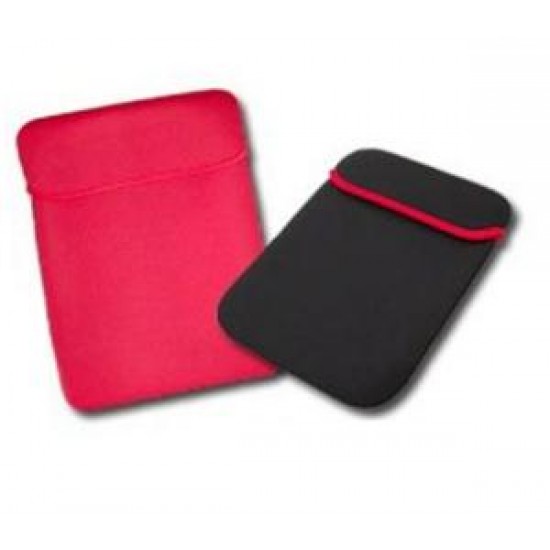 Funda para Mini Notebook 13 reversible Negra y Roja (Cod:4943)