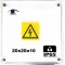 Caja de paso estanca Plástico IP65 - 20x20x10 - 505 - Vision (Cod:9082)