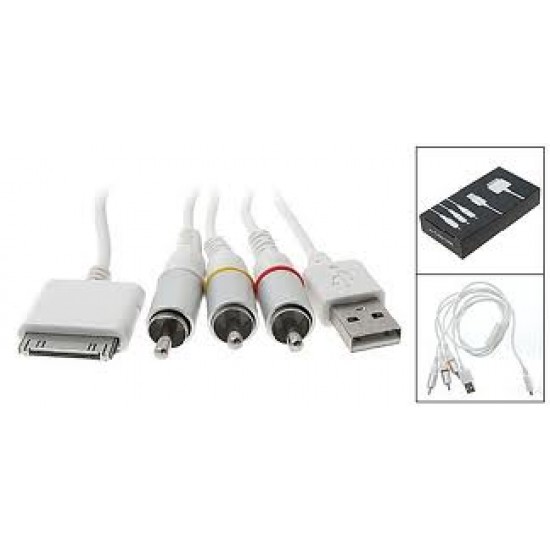 Cable USB audio y video para iphone (Cod:5420)
