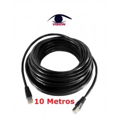 Cable patch cord de 10 metros - utp cat 5 - Vision  (Cod:5729)