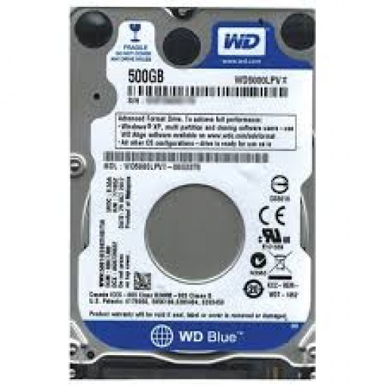 Disco Rigido CPU / Notebook Western Digital 500 Gb sata III 2.5 7mm Blue - WD5000LPCX (Cod:6062)