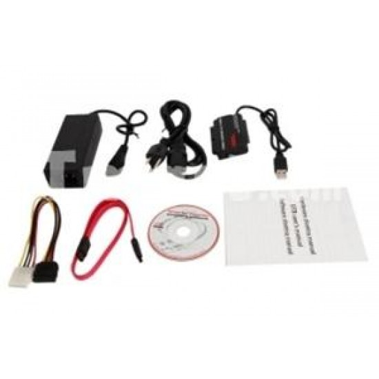 Cable adaptador sata/ ide a USB con fuente - WLX-682 (Cod:6325)