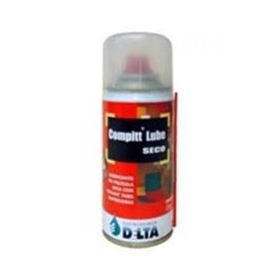 Lubricante seco con aceite de silicona y PTFE Delta Compitt Lube Seco 120gr (Cod:6478)