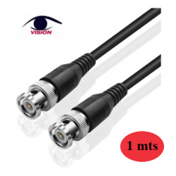 Cable para seguridad de BNC a BNC 1 metro - Vision (Cod:6943)