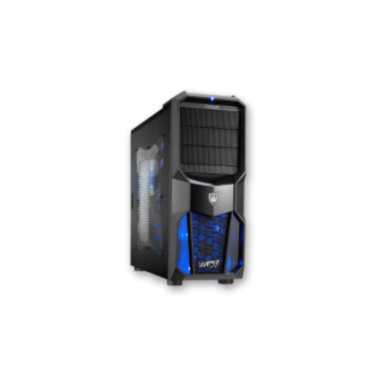 Gabinete Gamers NG-CP626 - Led Azul - 4 coolers Noganet (Cod:6952)