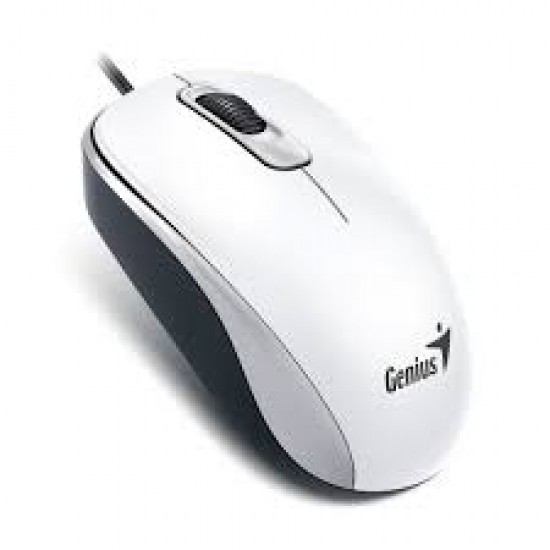 Mouse Genius DX-110 USB Ambidiestro Color Blanco (Cod:7722)