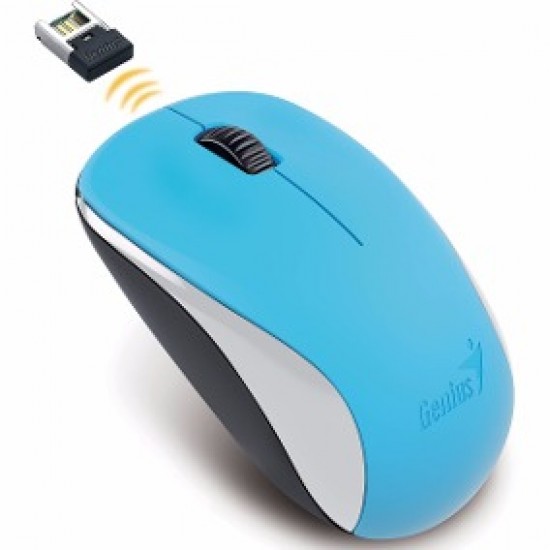 Mouse Genius inalambrico NX-7000 BlueEye Celeste - Ambidiestro USB (Cod:7887)