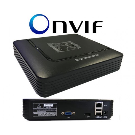 NVR-6108P - NVR 8 Canales 81080P  add 12960P - Audio 2CH - ONVIF (Cod:7924)