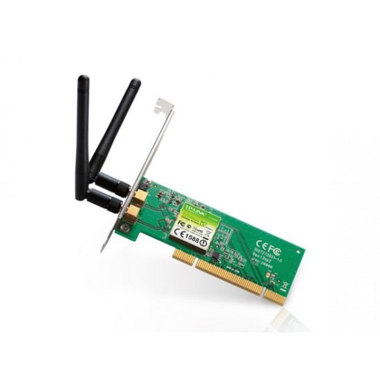 Placa de red PCI Inalambrica N TP-Link TL WN851ND - 300Mbps - Doble antena desmontable (Cod:7982)