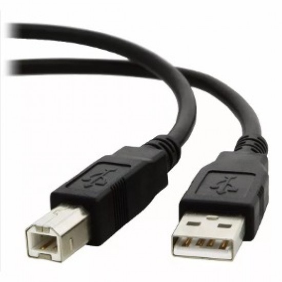 Cable AB a USB 2.0 para impresora 1,5 metros Noganet -Negro - USB 2.0 AB 1,5M  (Cod:8017)