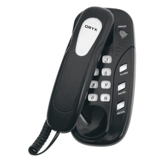 Teléfono de escritorio - Marcación por tono o pulso - Control de volumen del timbre - para mesa o pared - Mute - Flash - KTX-604 (Cod:8071)