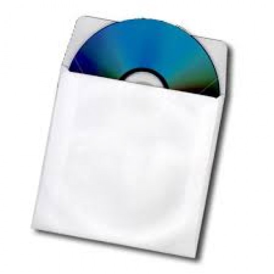 Sobre de papel para CD / DVD sin ventana Blanco (Cod:8112)
