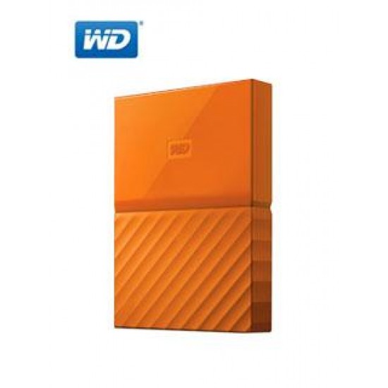 Disco Rigido Western Digital Externo 1TB MY PASSPORT - USB 3.0 - Naranja (Cod:8130)
