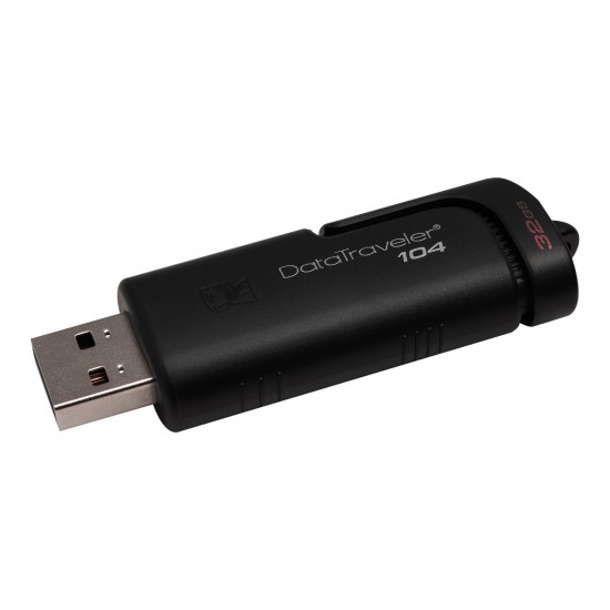 Pen Drive KINGSTON 32GB 2.0 Data Traveler DT104/32GB (Llavero de REGALO) (Cod:8307)
