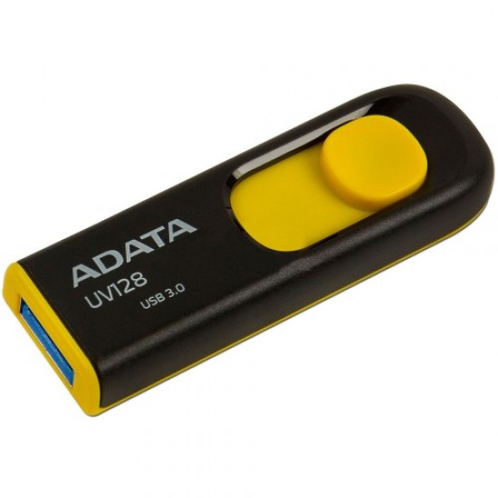 Pen drive ADATA 16 gb AUV128-16G-RBY USB 3.1 Negro y Amarillo (Cod:8429)