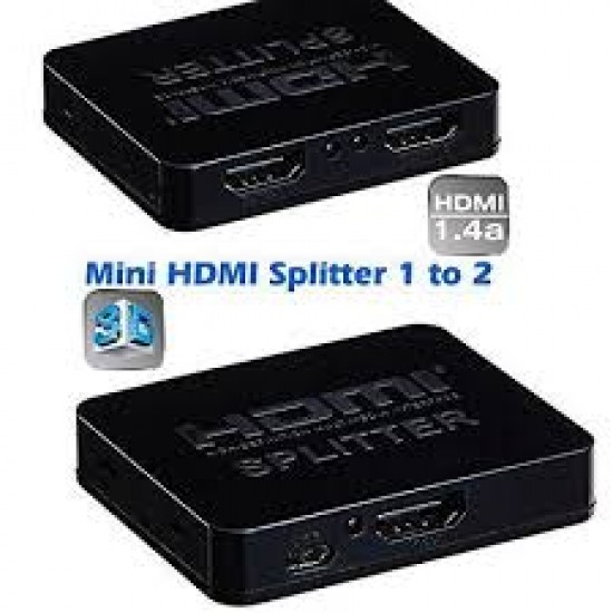 Splitter HDMI 1x2 4K - Entrada HDMI - Duplica la señal - SM-F7805 (Cod:8467)
