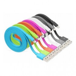 Cable Iphone a USB macho - Varios colores - con Luz - 1mt (Cod:8710)