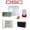 Kit DSC PC1616 - Central PC1616PcBlat -  teclado pc1555rkzsp - Trafo - Gabinete - Sirena interior - Batería  (Cod:8797)