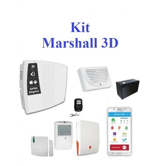 KIT Alarma MARSHALL 3D (3G) (Cod:9089)