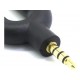 Adaptador Auxiliar de plug 3.5 a 2 Jack 3.5 - para 1 auricular y 1 micrófono (Cod:9107)