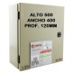 Gabinete Metálico estanco de sobreponer  - IP-65 - Con bandeja galvanizada - ALTO 500 ANCHO 400 PROF. 120 MM - GE 5040-12 - Gabexel (Cod:9673)