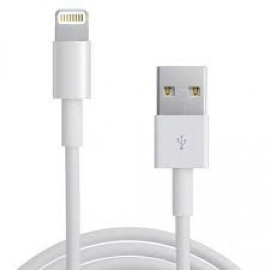 Cable USB Iphone  -Iphone macho a USB macho - 3 Mts - Blanco (Cod:9958)
