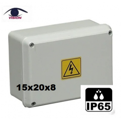 Caja de paso estanca Plástico IP65 - 15x20x8 - 509 - Vision (Cod:8667)