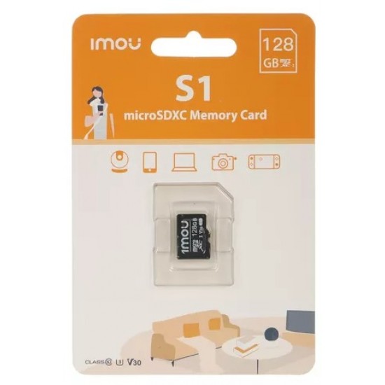 Memoria micro SDXC - 128GB - Clase 10 - ST2-128-S1 - IMOU (Cod:10047)