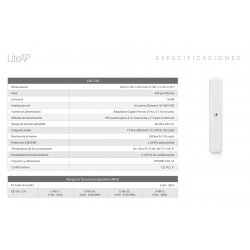 LAP-120 - Panel Litebeam - Ubiquiti (Cod:10092)