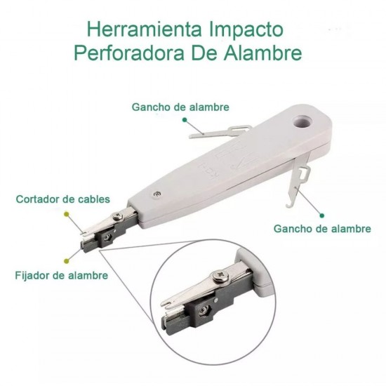 Kit de herramientas CCTV (14 piezas) - TS017 - Vision (Cod:10099)