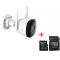 Kit Camara F22p Bullet IP WIfi Imou +  Memoria MicroSD 64GB NEO c/adaptador - HIKSEMI (Cod:10142)