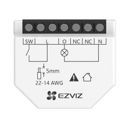 CS-T35-R100-W- Relé WiFi Inteligente Color Blanco Control inalámbrico de iluminación - EZVIZ (Cod:10196)