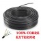 Rollo x 100 Metros - Cable UTP Cat5e Exterior 100% COBRE - 4 Pares - 8 Hilos- marca Vision (Cod:10223)