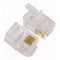 Conector RJ11 Macho Para telefono - pin de cobre - RJ11(6P4C) - Vision (Cod:10232)