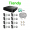 Kit IP 8 Canales Tiandy - 1 NVR 8CH IP + 8 Camaras IP Bullet IP67 . + 240GB + 8 conect rj45 - 50 metros de cable UTP (Cod:10279)