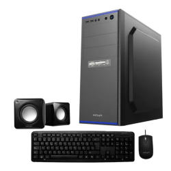 Kit Gabinete Kelyx LC727-14 - Fuente 500W + Teclado + Mouse + Parlantes (Cod:10331)