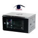 ROU-001-001 - Rack mural CCTV/REDES 6U – 370x600x450 MM - 19″ (desarmado) - Vision (Cod:10354)