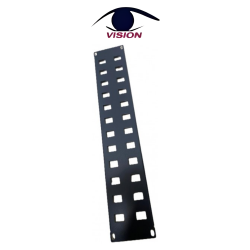 Frente de Patchera 24 Puertos - 2U - Vision (Cod:10359)