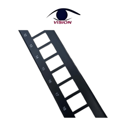 Frente de Patchera 24 Puertos - 1U - Enumerado - Vision (Cod:10360)