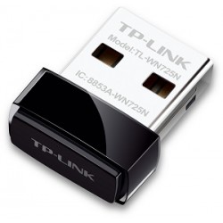 Placa de red USB Nano Inalámbrico TP-Link TL-WN725N 150 Mbps (Cod:6012)
