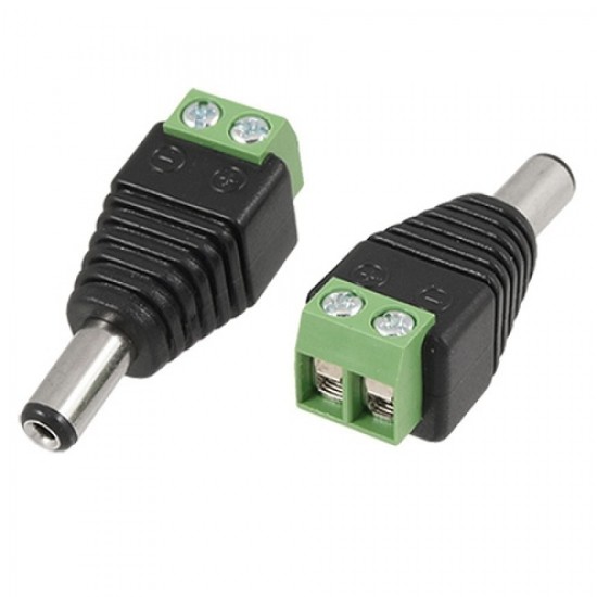 MDC-Screw - Conector de alimentacin para camaras de seguridad - DC macho (Cod:7144) MDC-Screw - Conector de alimentacin para camaras de seguridad - DC macho (Cod:7144)