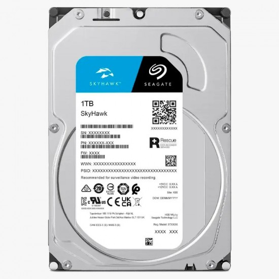 Disco Rígido SEAGATE 1TB SATA - 6gb/S - ST1000VX013 - Skyhawk (PARA DVR - SEGURIDAD) (Cod:8106)