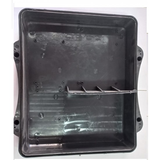 Caja de paso estanca Plástico IP65 - 24x30x7 - Negra (Cod:8385)