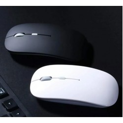 Mouse Inalambrico Optico DN-V868 USB - Negro/ Blanco / Gris - Recargable por USB - (Cod:8489)