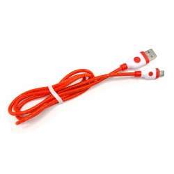 Cable USB C - Tipo C macho a USB macho con cable reforzado - Varios colores (Cod:8492)