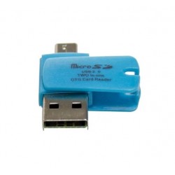 Adaptador micro USB a USB 2.0 - OTG  (Cod:8495)