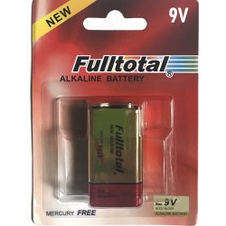 Bateria 9V Fulltotal - 6LF22 Block Alkalina (Cod:8529)