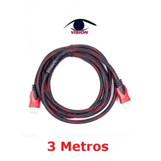 Cable Hdmi 5 metros Enmallado 1.4v